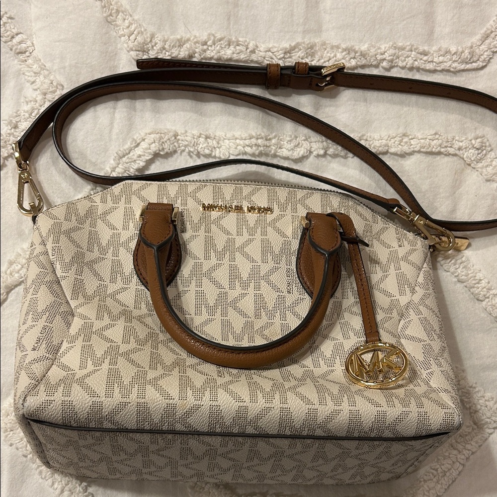 Michael Kors Beige and Brown purse